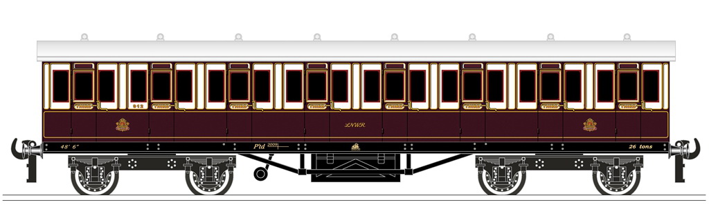 LNWR - 3rd Class 912